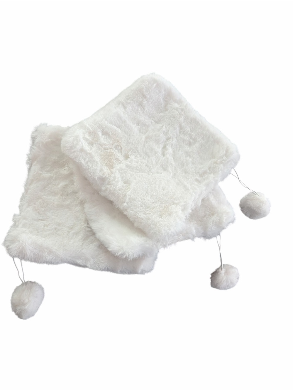 Plush Faux Fur Pom-Pom Cat Bed or Tower Pad - 3 pack!